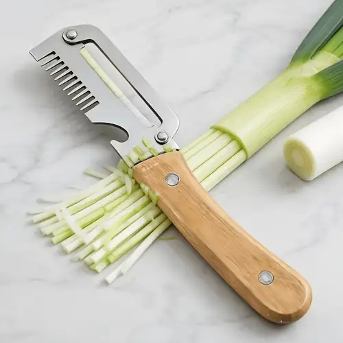 3 In 1 Peeler Knife Stainless Steel - Kitchen Tool Designed For Food Preparation And Daily Cooking Routine