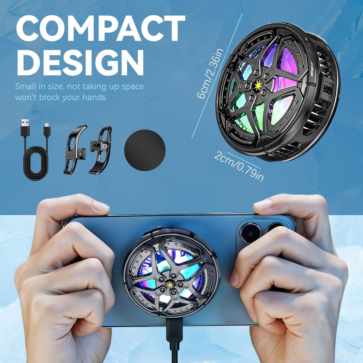 MEMO CX07 Pro Mobile Phone Cooling Radiator | Magnetic RGB Phone Cooler for Gaming