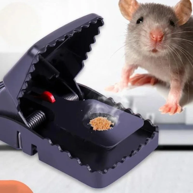 Heavy Duty Plastic Mouse Trap (Reusable) – High Sensitivity Snap Rat Catcher & Safe Rodent Control Trap