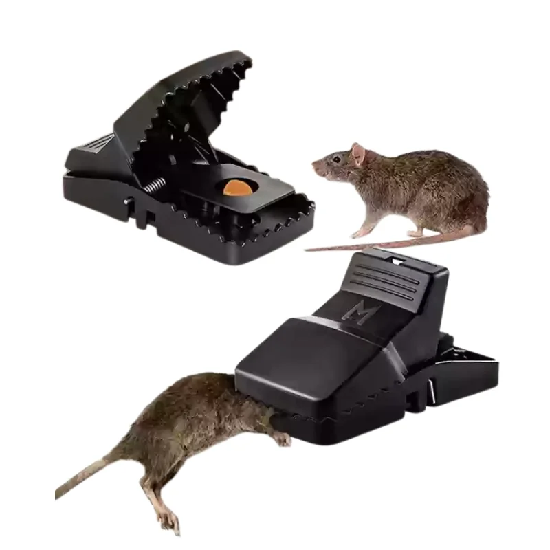 Heavy Duty Plastic Mouse Trap (Reusable) – High Sensitivity Snap Rat Catcher & Safe Rodent Control Trap