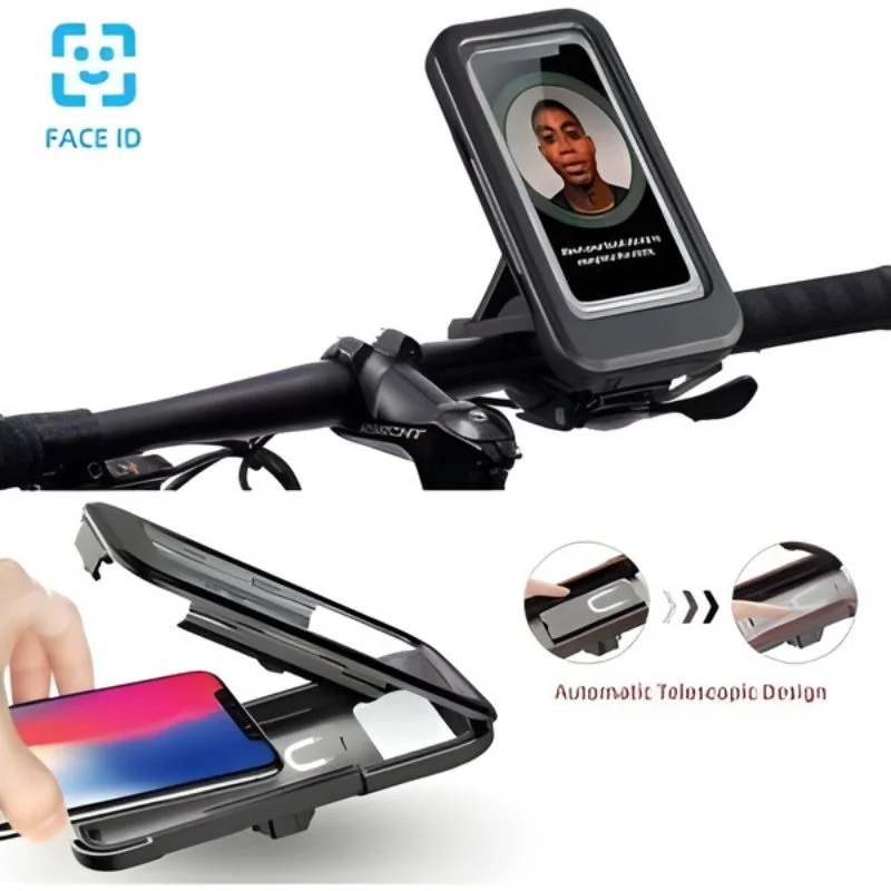 Waterproof Bike Phone Holder 360° Rotation – Handlebar Mobile Mount for Motorcycle & Bicycle