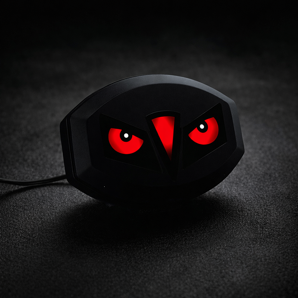 Premium Devil Eye Bike Backlight – Universal 12V RGB Dynamic Flash Brake Tail Light for 125cc Motorcycles
